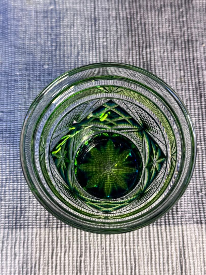 島津薩摩切子 二色冷酒杯 薩摩切子 酒器