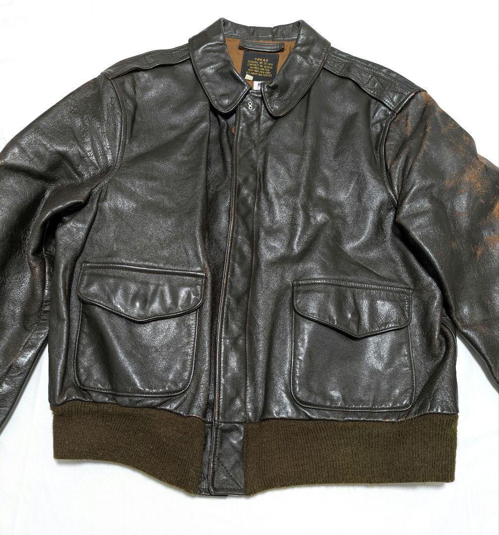 AVIREX ホースハイド A-2 レザージャケット 馬革　A2　44