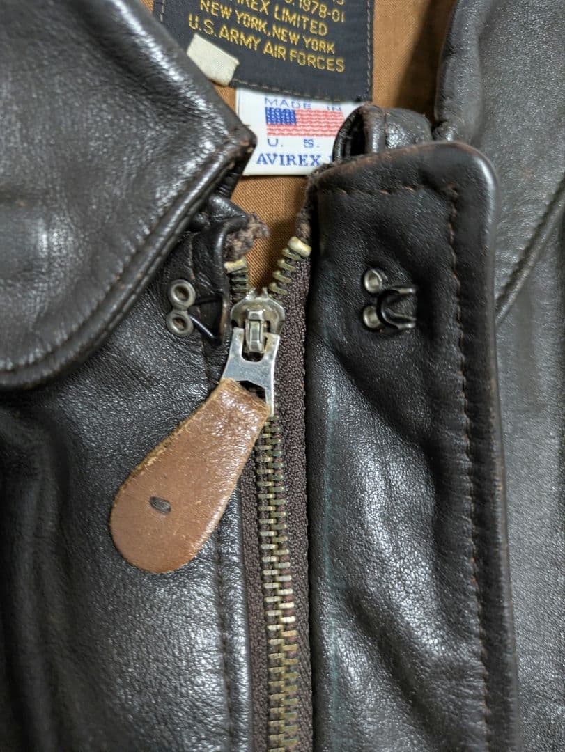 AVIREX ホースハイド A-2 レザージャケット 馬革　A2　44
