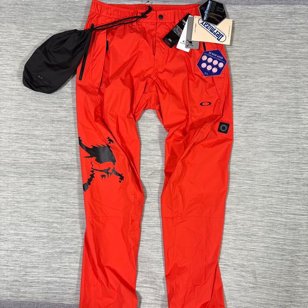 新品　OAKLEY SKULL レインウェア　メンズパンツ
