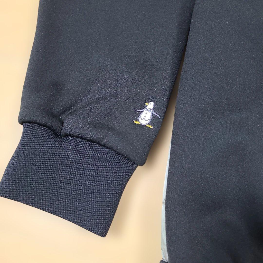 Munsingwear 中綿トレーナー グレー/黒 L 裏起毛 スニードジャック