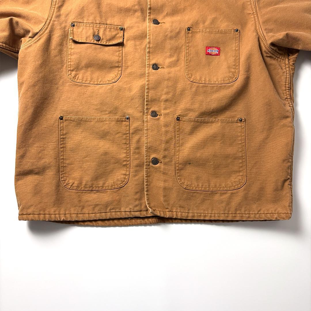 dickies ミシガンチョアコート XL カバーオール ブラウン ディッキーズ