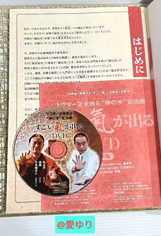 Dr.苫米地＆神の手氣功師『すごい氣が出るDVDブック完全版』苫米地英人⭐張永祥