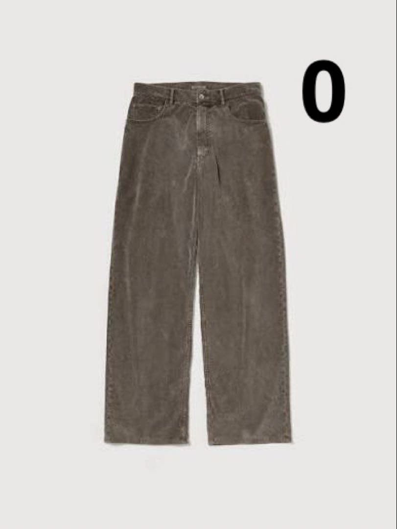 AURALEE PIGMENT DYED CORDUROY PANTS サイズ0