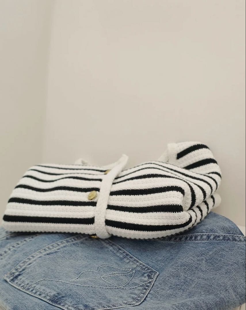 ジャケット・アウター herlipto Muriel Stripe Knit Jacket