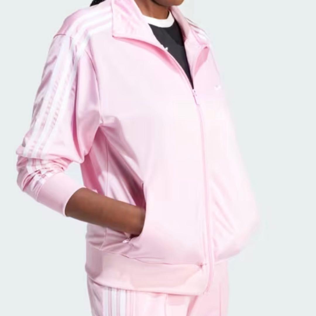 新品 adidas ファイヤーバード上下セット L ピンク