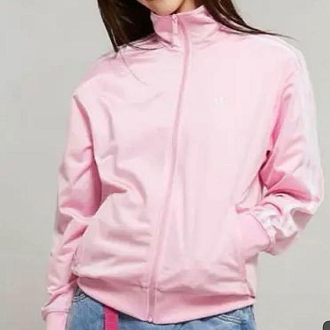 新品 adidas ファイヤーバード上下セット L ピンク