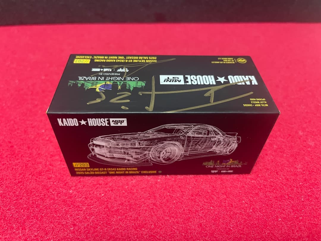 ミニカー One Night in Brazil Kaido House GTR 34