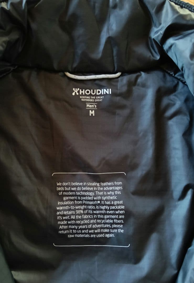 HOUDINI ダンフリベスト　ブラック M フーディニ