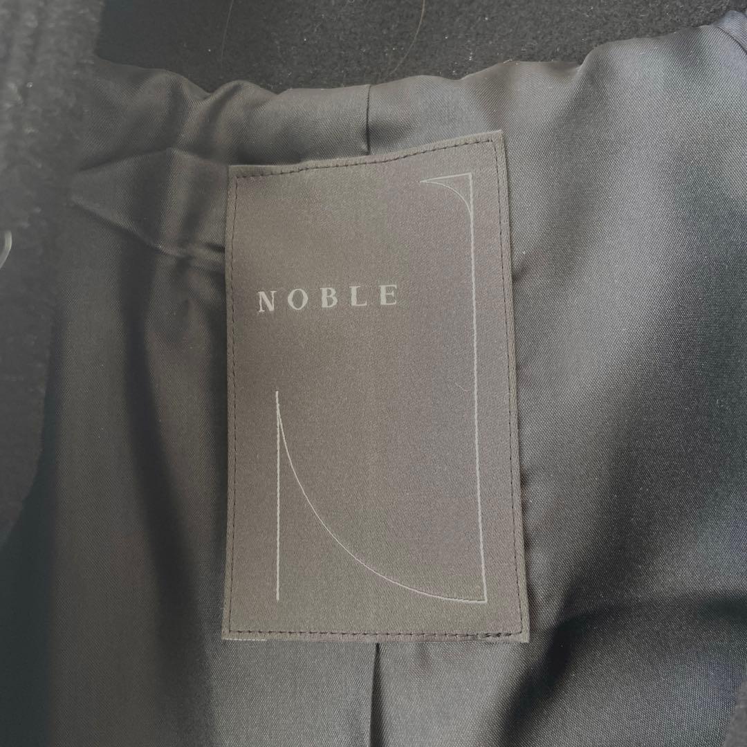 NOBLE MTRウールカシミヤミニマルVコート