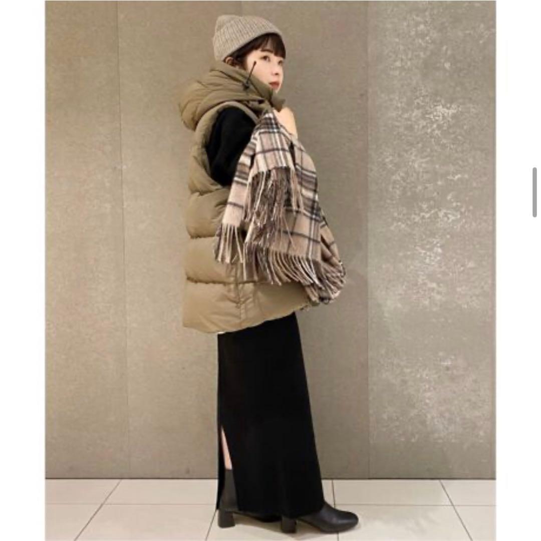 ジャーナルスタンダード　ダウンベスト　カーキ　ブラウン　ベイクルーズ