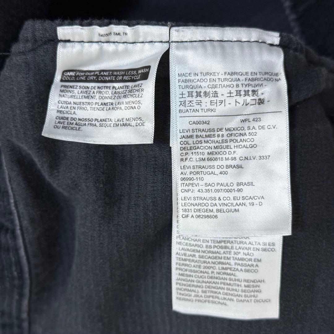 390【希少コラボ】ゴーシャ×リーバイス‪☆刺繍ロゴコーデュロイデニムジャケット