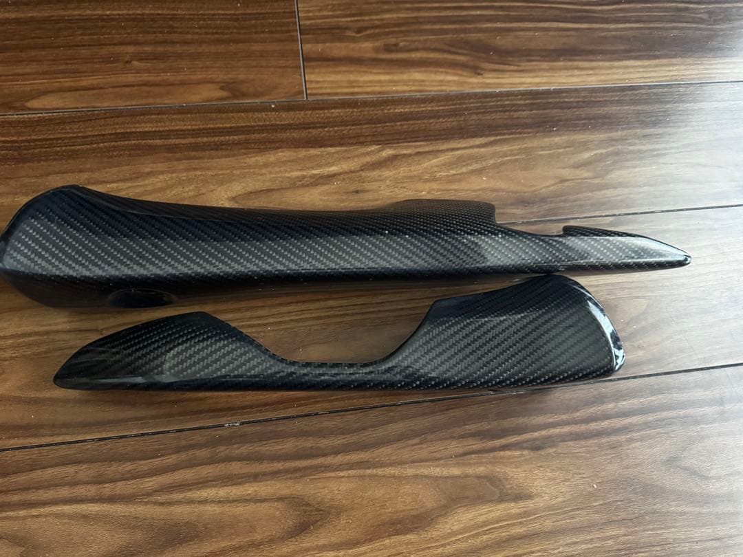 新型Hayabusa用　カーボンマフラーカバー