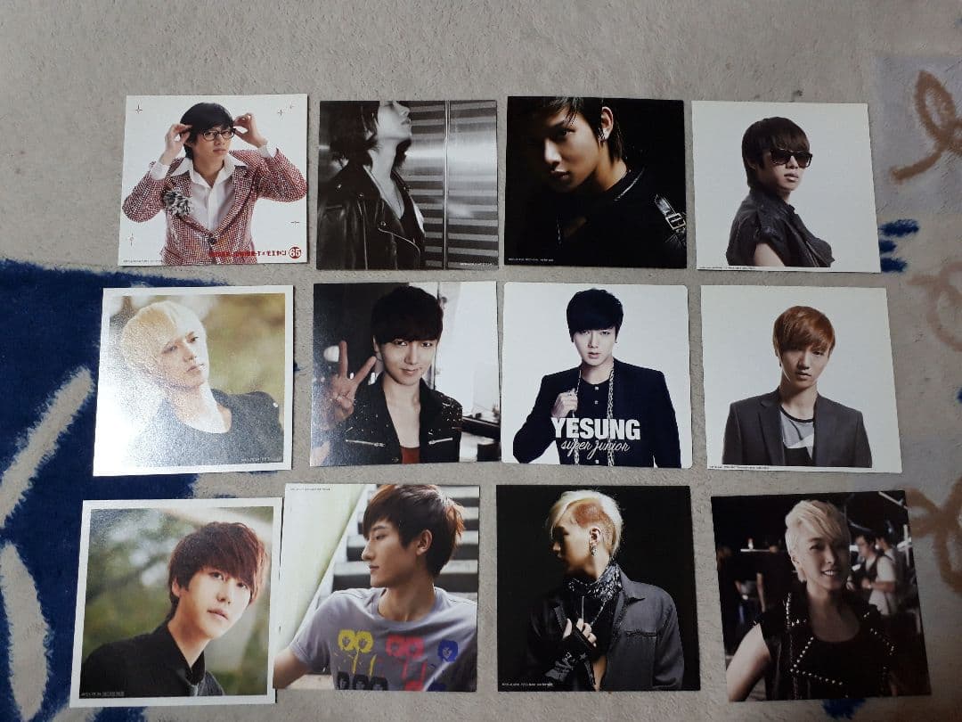 Super Junior ジャケットサイズカード バラ売り可 ジャケカ