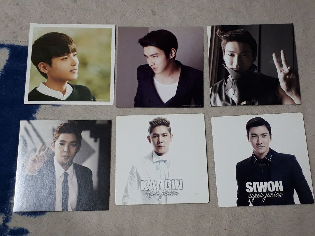 Super Junior ジャケットサイズカード バラ売り可 ジャケカ