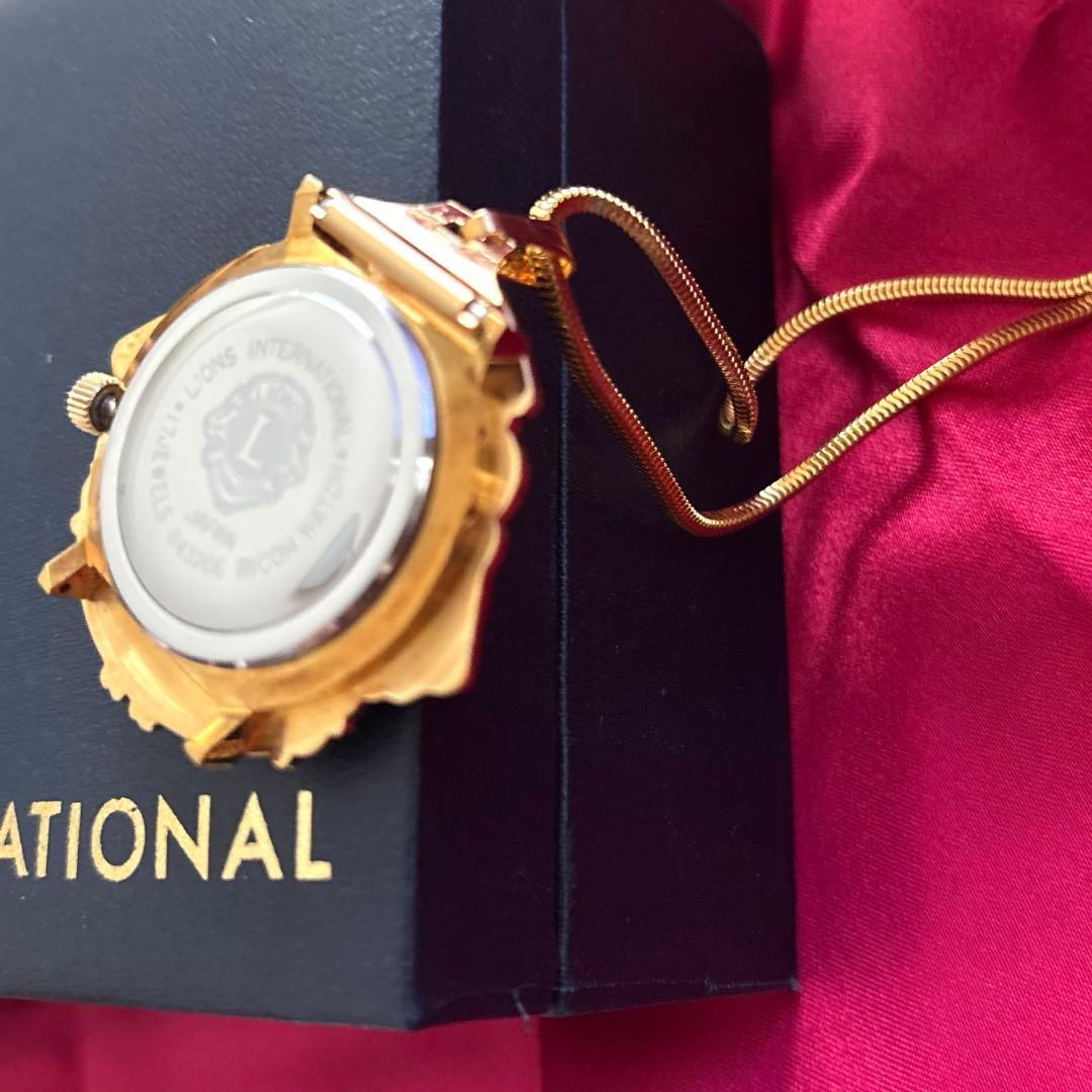 ライオンズクラブメンバーズウォッチ　手巻き 時計 17石 RICOH リコー