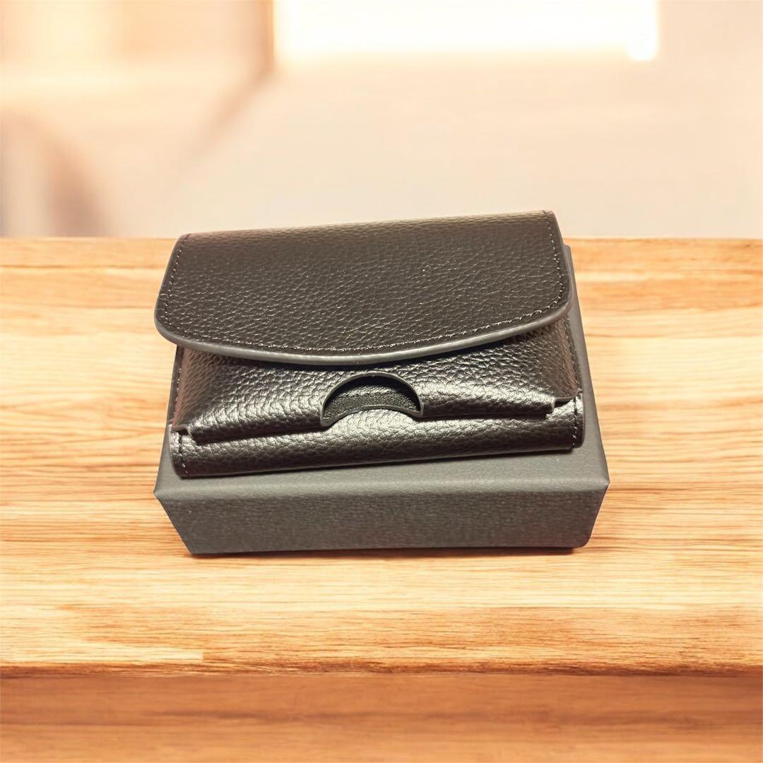 【新品】Maison Sbond 折り財布メゾンエスボンド Amyブラック