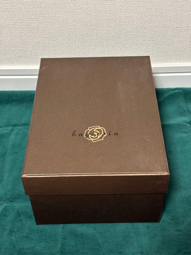 Bagteria ビーズ刺繍バッグ　ボックスイブニングバッグ　バッグテリア