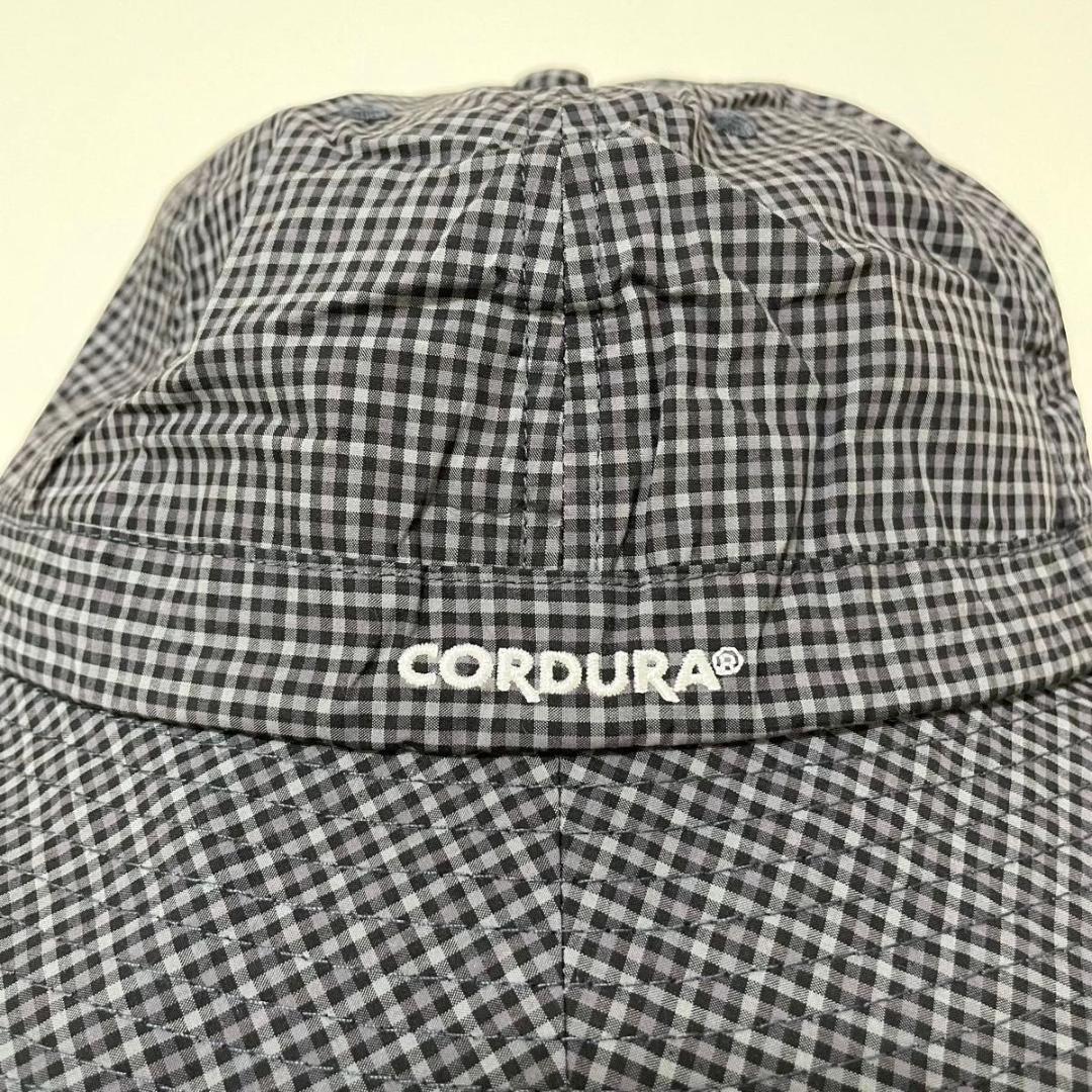 シュプリーム バケットハット 黒 Cordura Plaid Bell Hat