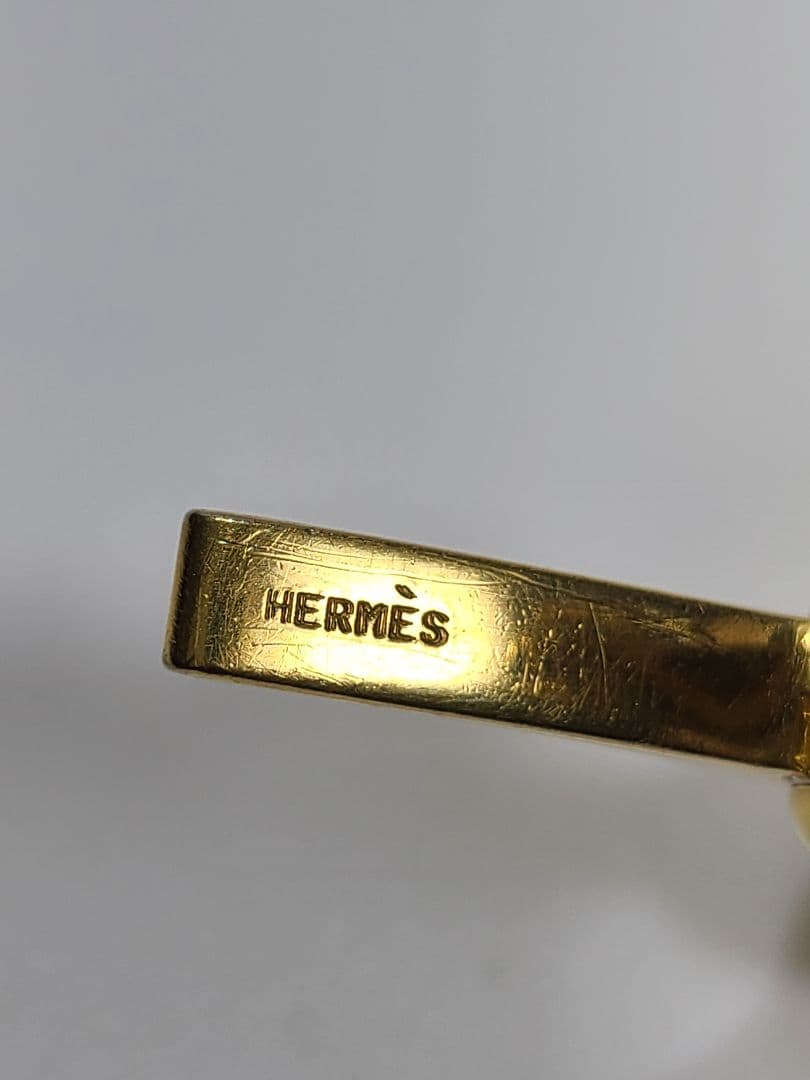 エルメス　グローブホルダー　セット　ゴールド　シルバー