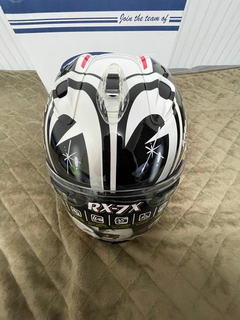 Arai RX-7X Nakano X レーシングスポイラースモークシールド付