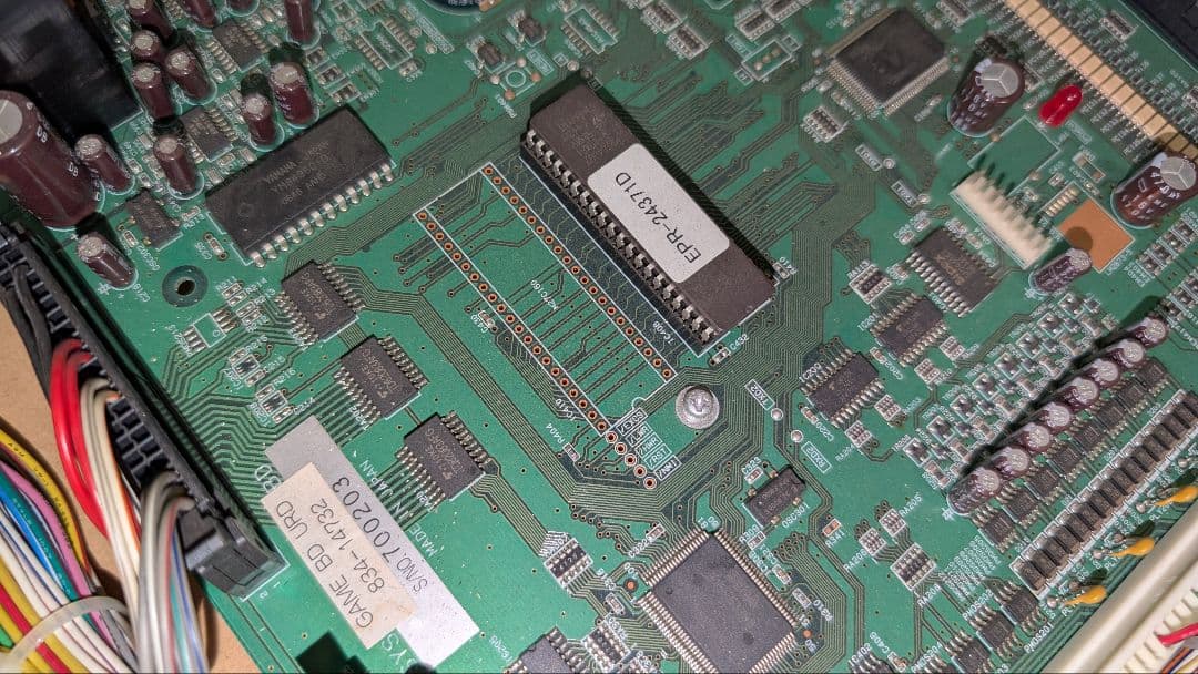 ゲーム基板、ハーネス類　アーム、コイル