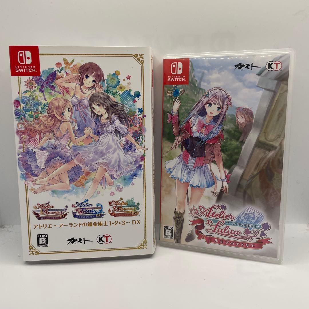 4枚セット Switch アトリエ ～アーランドの錬金術士1・2・3～ +4