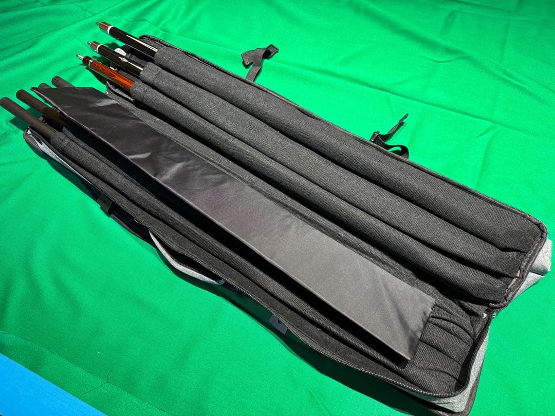 ビリヤードキューケース（アーバインスタイル）3B×4S ソフト　新品　ベージュ