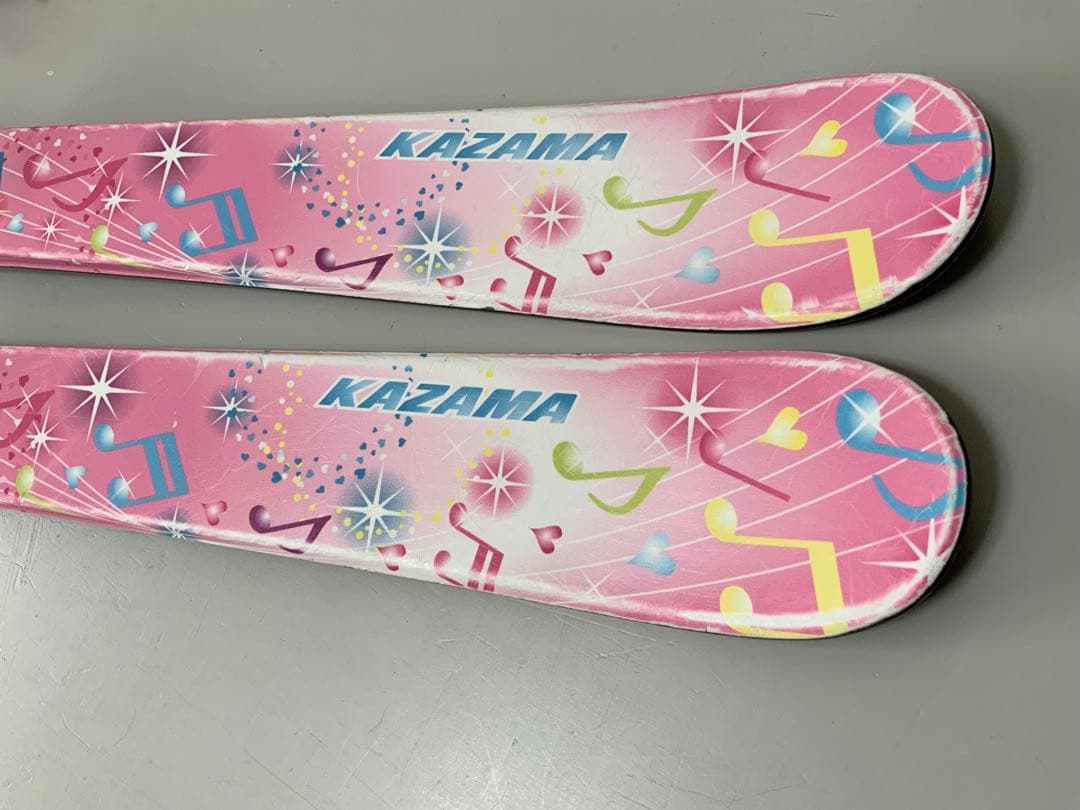 KAZAMA ジュニアスキーセット　板116cm／ブーツ22cm