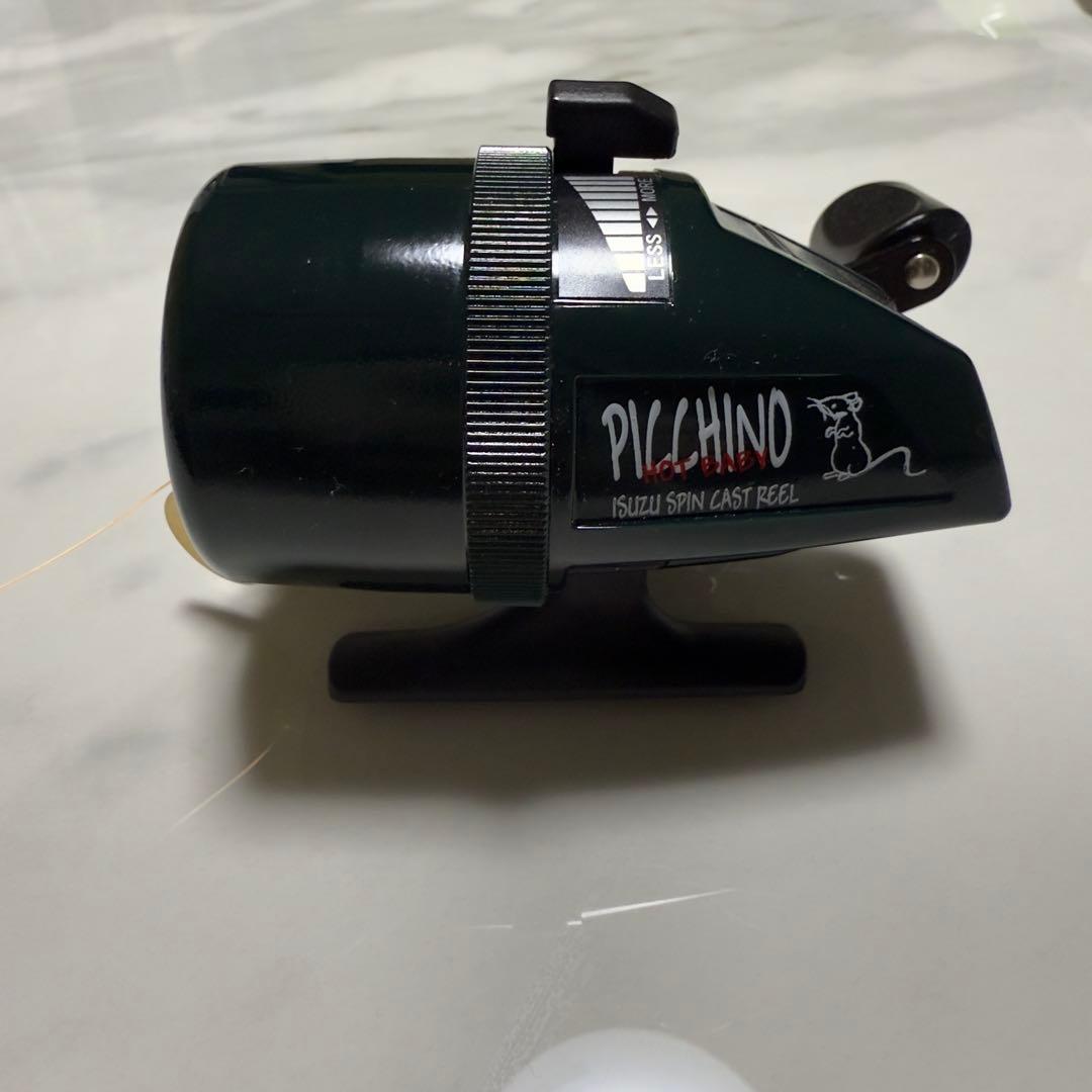 五十鈴工業　ピッキーノ　ダークグリーン　スピンキャストリール