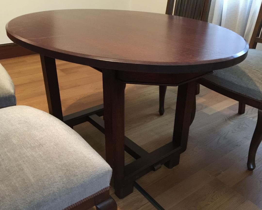 応接セット テーブル ダークブラウン (昭和レトロ ビンテージ クラシック)