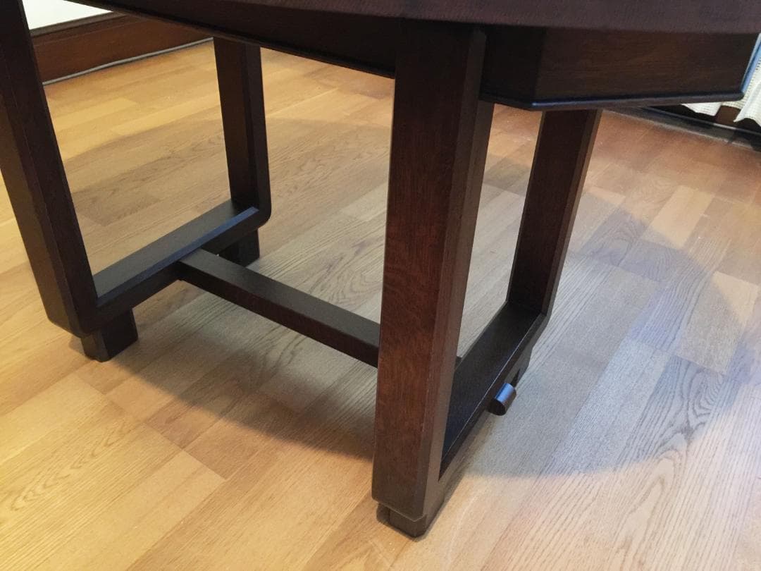 応接セット テーブル ダークブラウン (昭和レトロ ビンテージ クラシック)