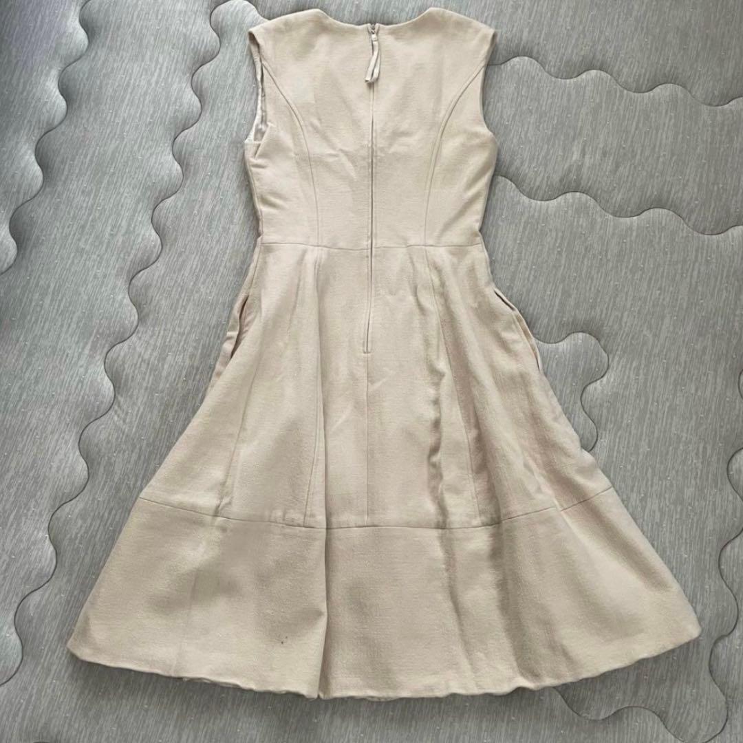 FOXEY V Baron Dress アイボリー