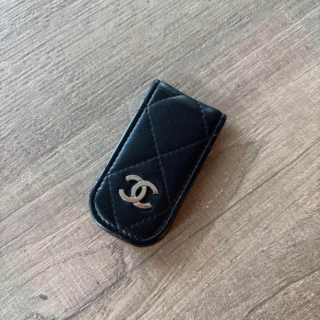 CHANEL ブラック マネークリップ