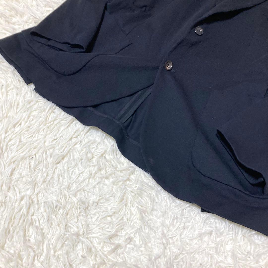 CIRCOLO1901 鹿の子 ジャージジャケット 伸縮性　現行　黒　48