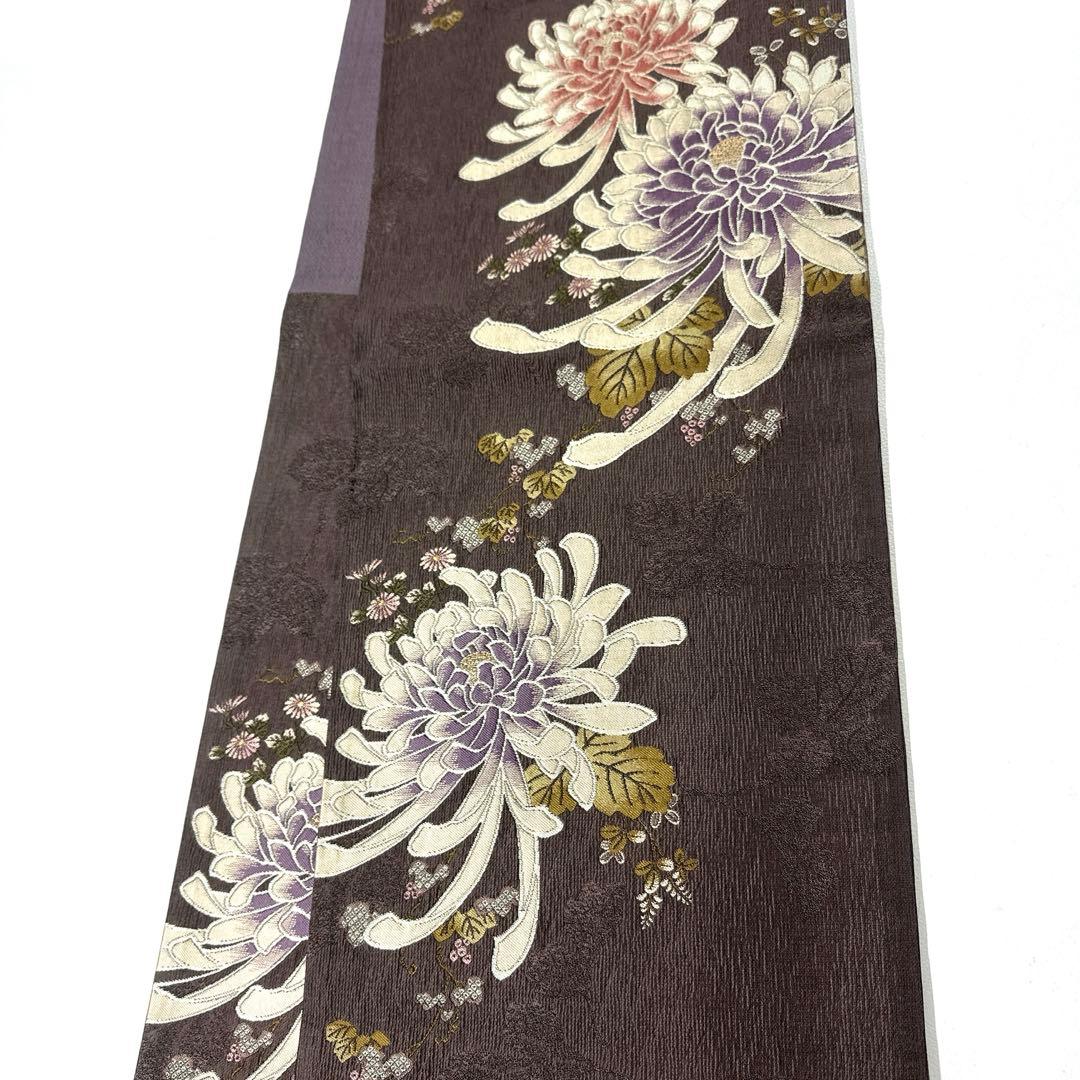 専用帯4969 4168 二点セット●やまと誂製 高級 正絹 六通 袋帯 乱菊
