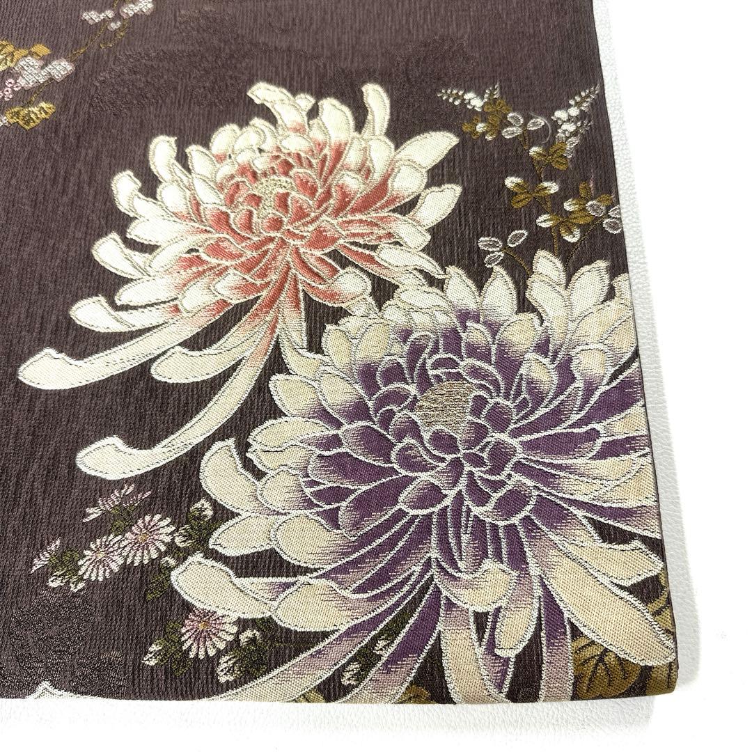 専用帯4969 4168 二点セット●やまと誂製 高級 正絹 六通 袋帯 乱菊