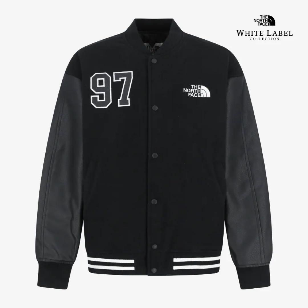 新品未使用♡韓国正規品　ノースフェイス　バーシティ　ジャケット　ブラック　XL