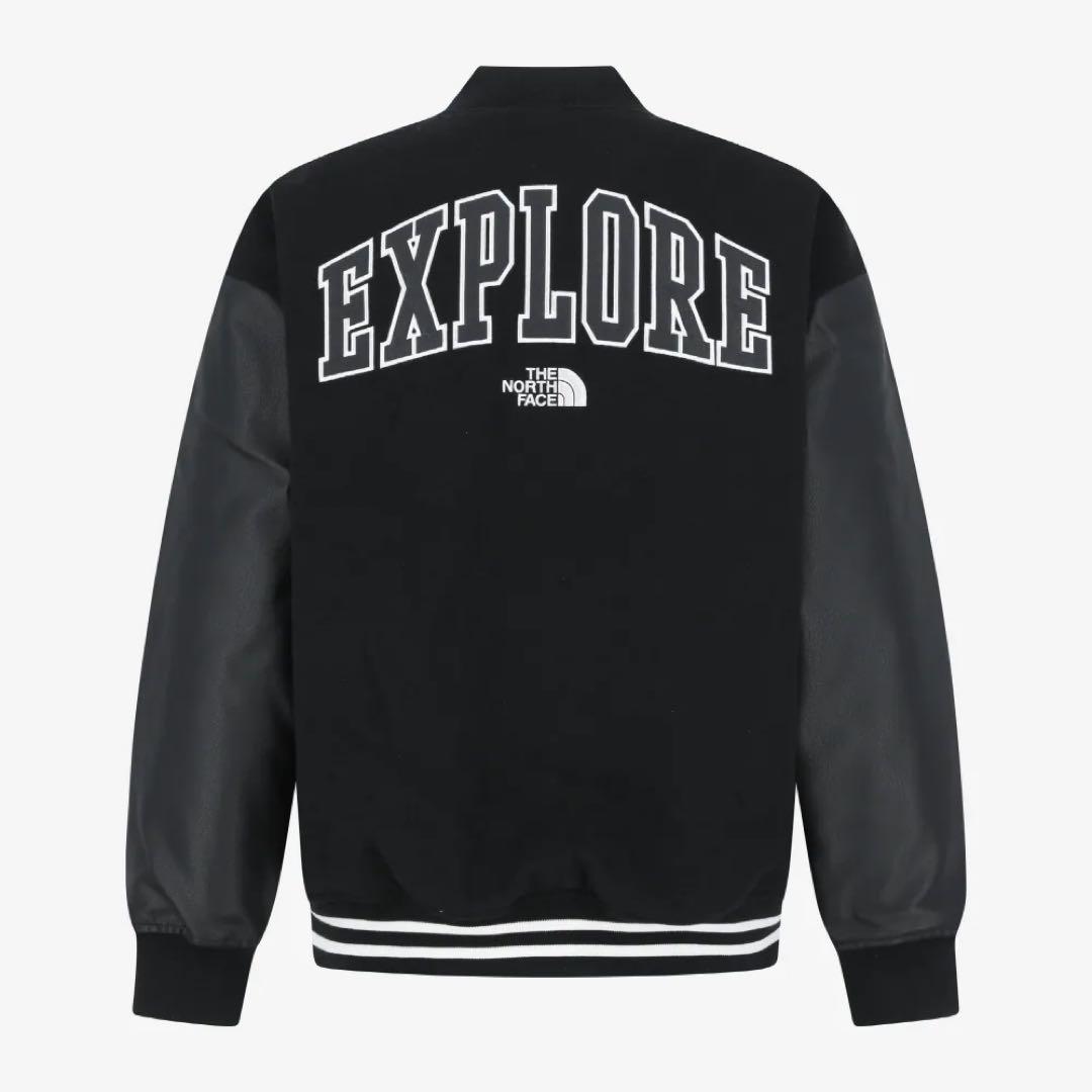 新品未使用♡韓国正規品　ノースフェイス　バーシティ　ジャケット　ブラック　XL
