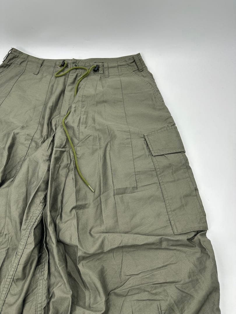 希少/美品/needles/ヒザデル カーゴ パンツ/2/カーキ