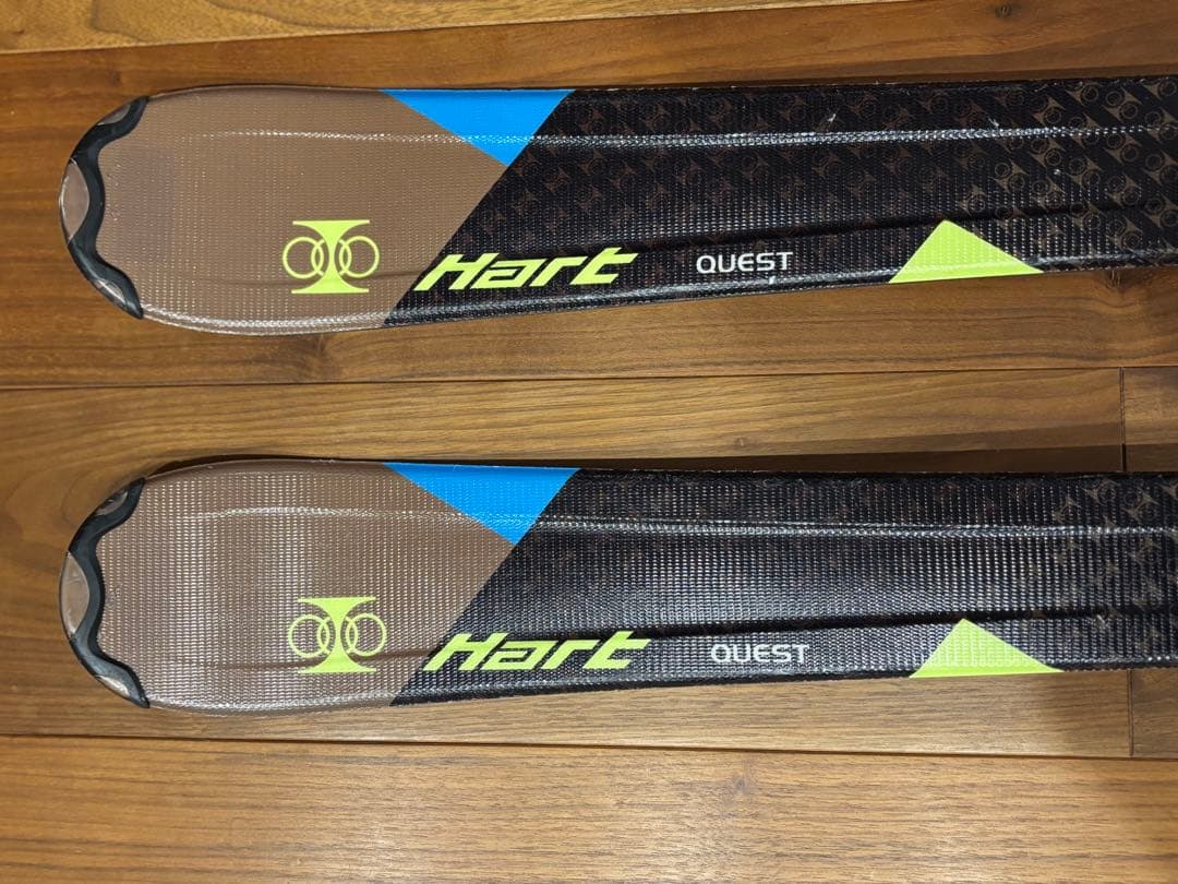HART QUESTセット (スキー板117㎝&ストック)