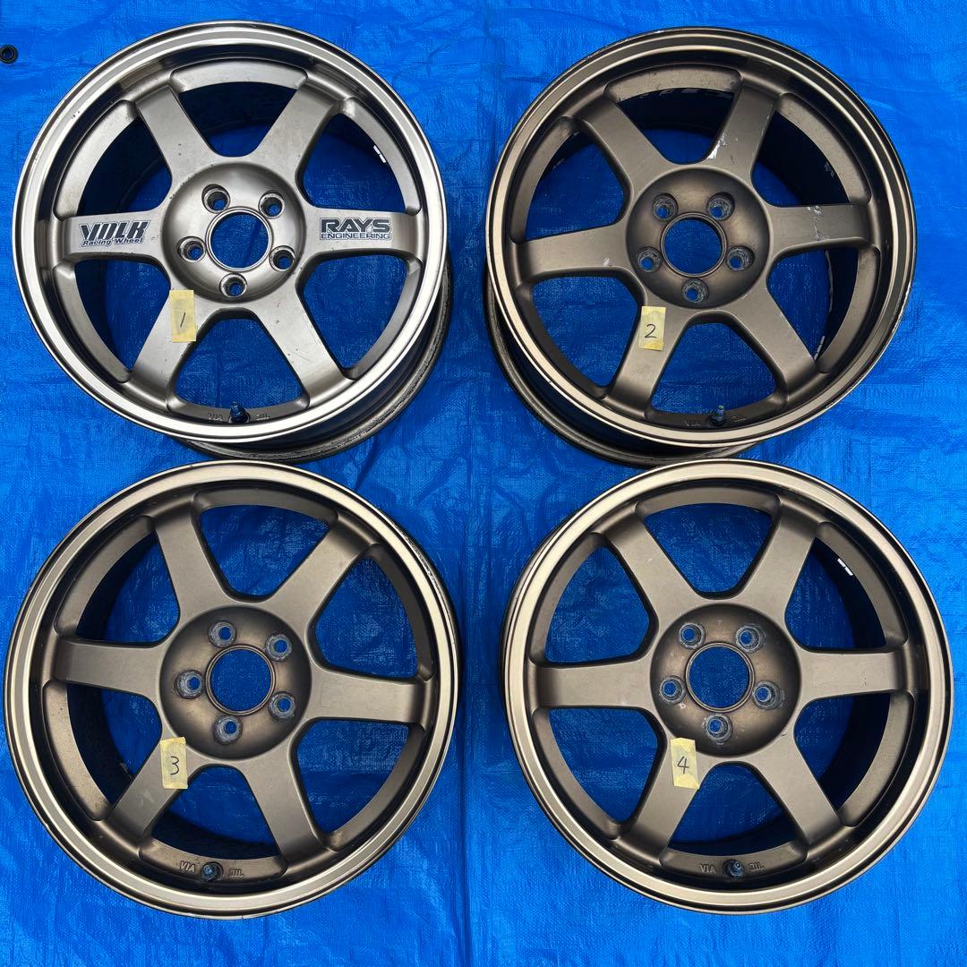 RAYS ボルクレーシング TE37 16in 7.0J+46 PCD100
