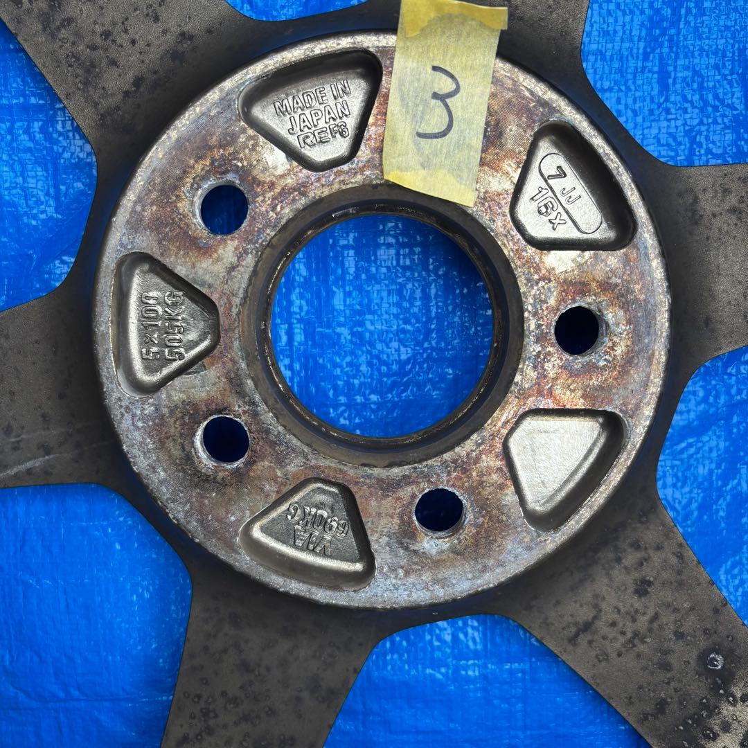 RAYS ボルクレーシング TE37 16in 7.0J+46 PCD100