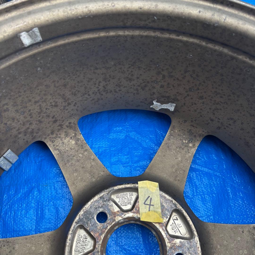 RAYS ボルクレーシング TE37 16in 7.0J+46 PCD100