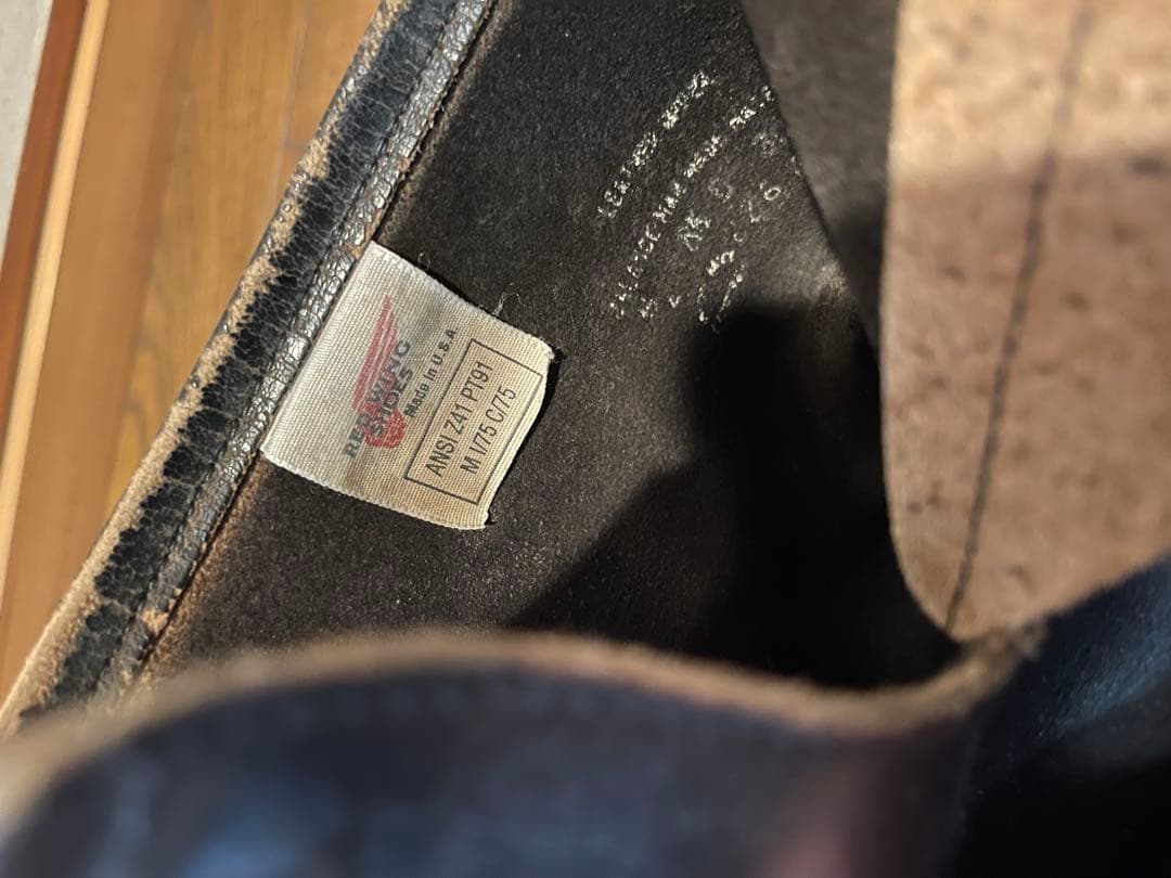 redwingレッドウイングPT91茶芯エンジニアブーツ難あり