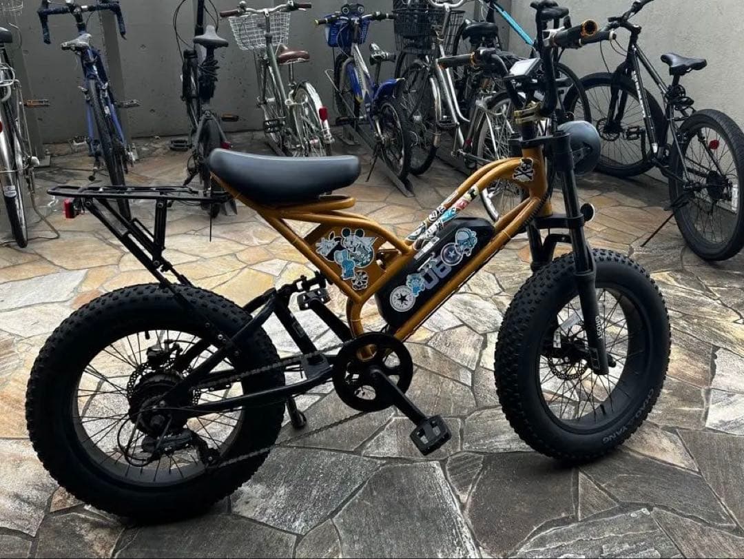 CYCOO GHOST電動アシスト自転車 カスタム多数　イエロー