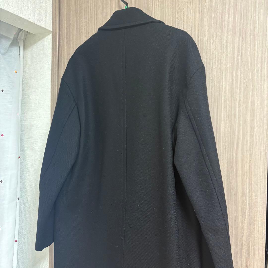 ZARA MANTECOオーバーサイズ ウールブレンドコート xsブラック