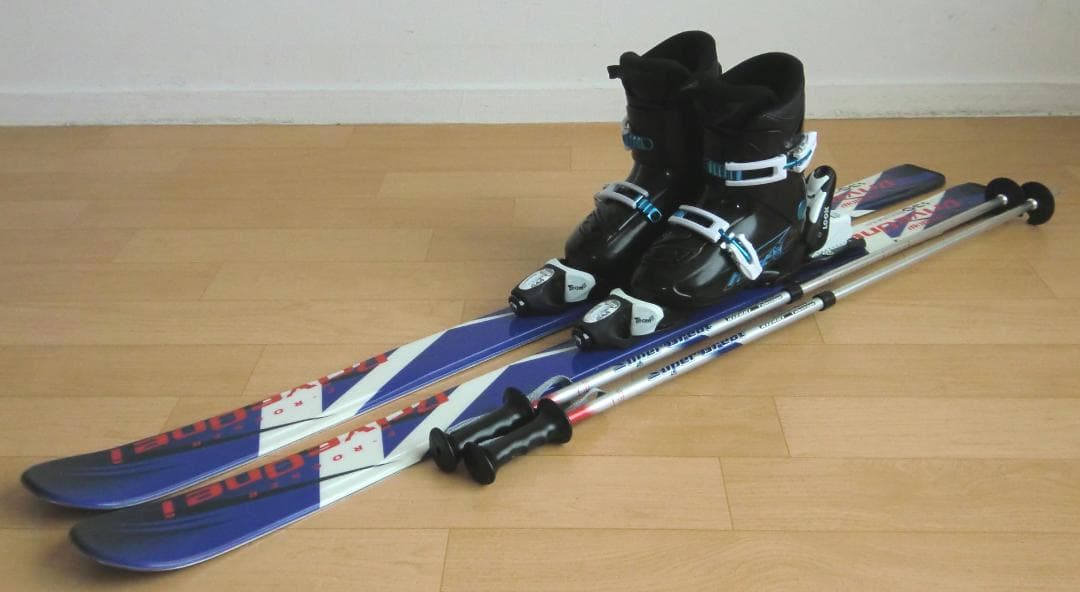 ■■11月限定■送料無料■SWALLOW■子供用スキー4点セット■130/22■