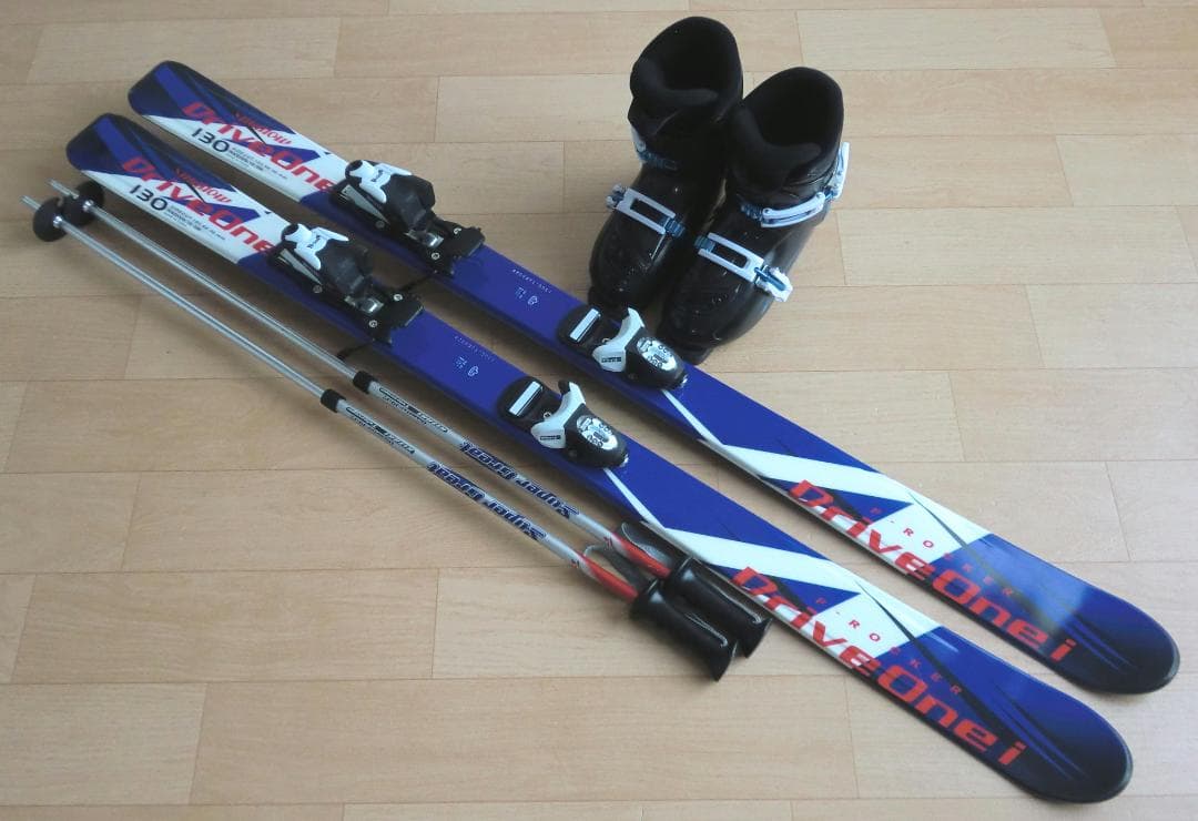 ■■11月限定■送料無料■SWALLOW■子供用スキー4点セット■130/22■