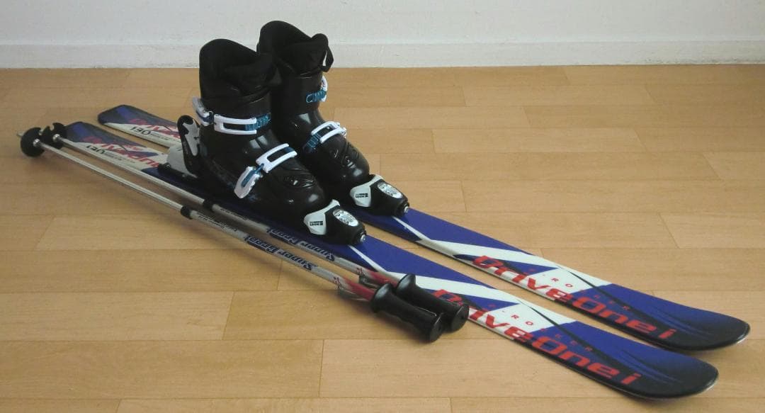 ■■11月限定■送料無料■SWALLOW■子供用スキー4点セット■130/22■